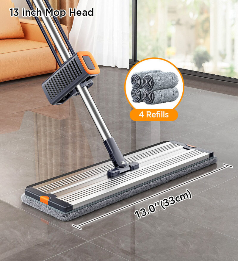 Joybos® Rotating Large Flat Mop Set With Dewatering Scraper Z147 - Image 11