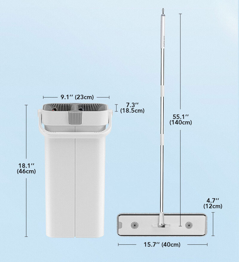 Joybos® Home Cleaning Flat Floor Mop and Bucket with Wringer Set - Image 15