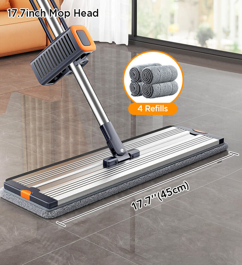Joybos® Rotating Large Flat Mop Set With Dewatering Scraper Z147 - Image 13