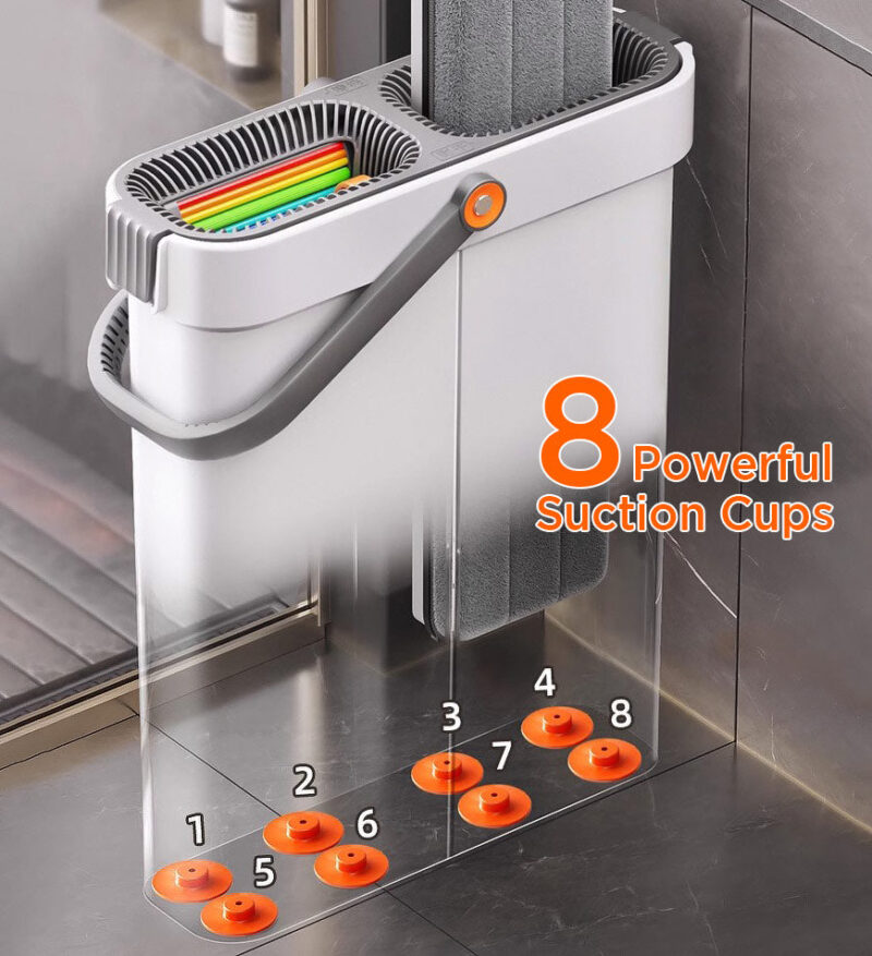 Joybos® 16" Large Flat Mop and Bucket With 4 Upgrade Wringer System Z88 - Image 9
