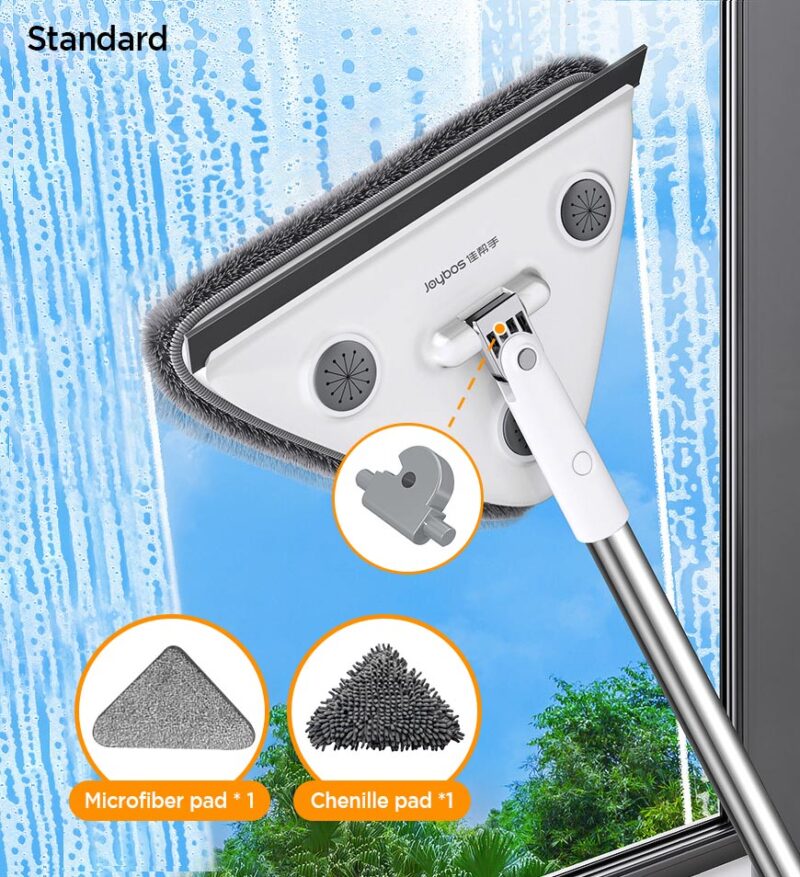 Joybos® Long Handled Wall Cleaner with Microfiber and Chenille Pad Z138 - Image 14