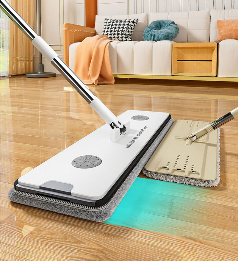 Joybos® Upgrade 2+2 Scrapers 16" Large Flat Mop and Bucket System Z84 - Image 10