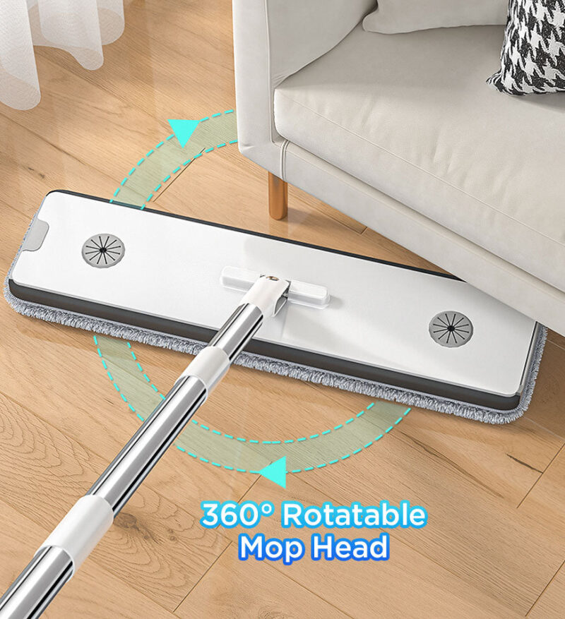 Joybos®Flat Floor Mop and Bucket Set with Aluminum Handle - Image 8