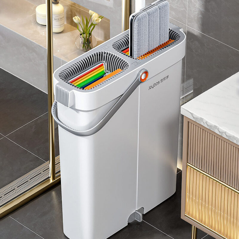 Joybos® 16" Large Flat Mop and Bucket With 4 Upgrade Wringer System Z88