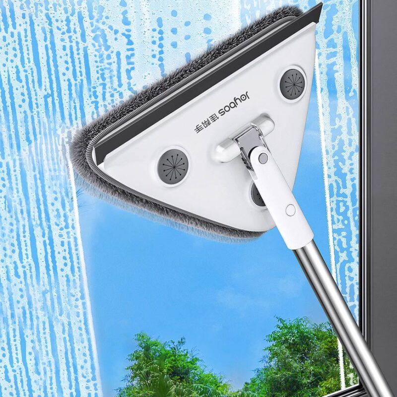 Joybos® Long Handled Wall Cleaner with Microfiber and Chenille Pad Z138