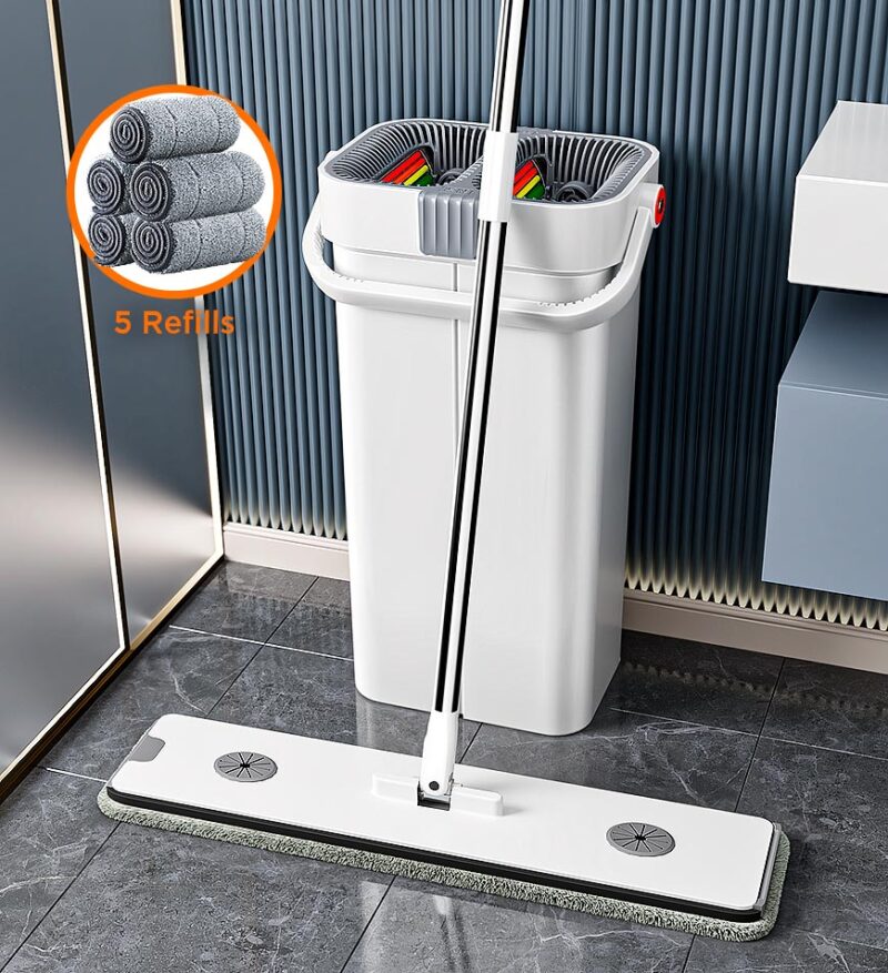 Joybos® Home Cleaning Flat Floor Mop and Bucket with Wringer Set - Image 17