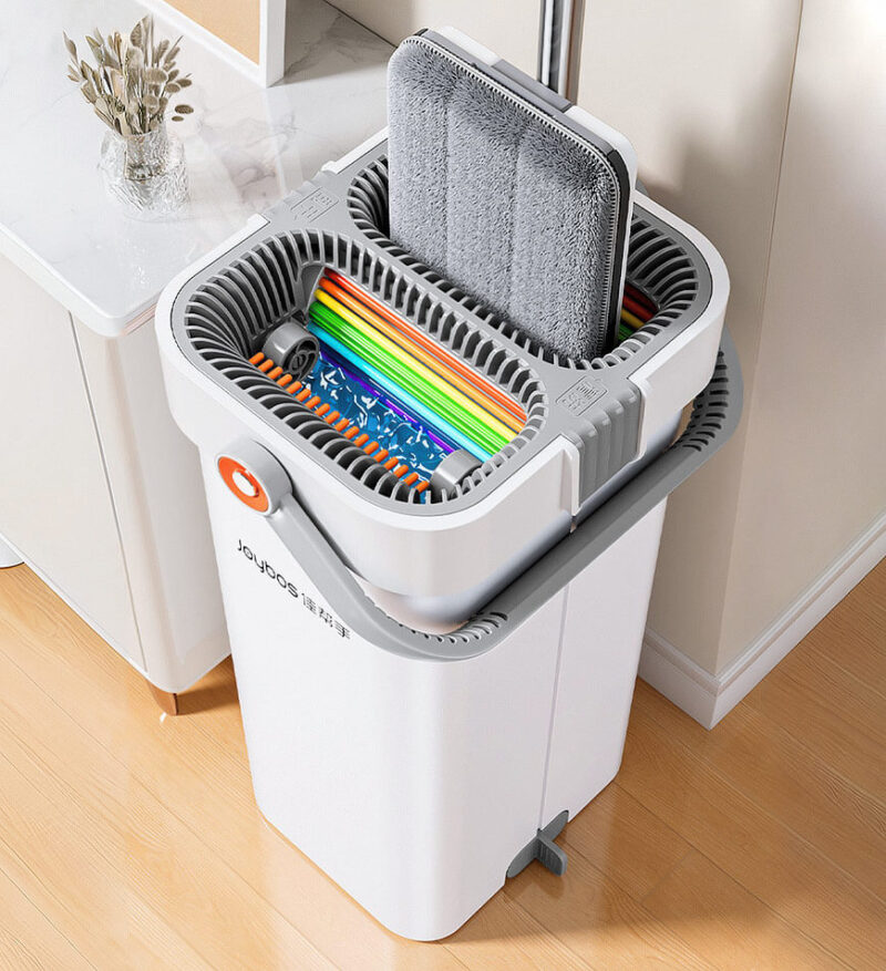 Joybos® Upgrade 2+2 Scrapers 16" Large Flat Mop and Bucket System Z84 - Image 2