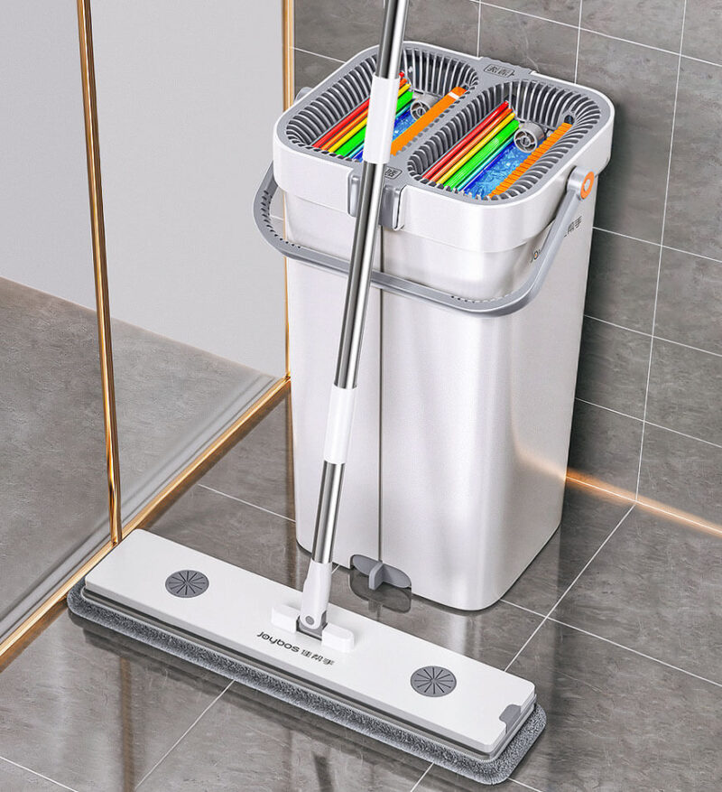 Joybos® Upgrade 2+2 Scrapers 16" Large Flat Mop and Bucket System Z84 - Image 13