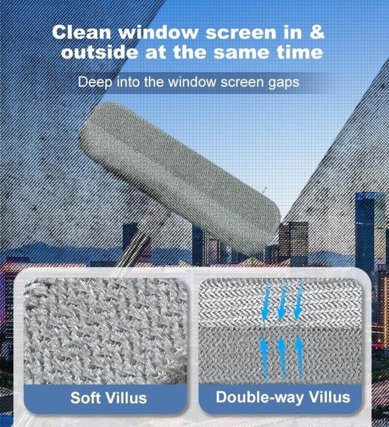 Joybos® 2 in 1 Extended Cleaning Brush for Window Screens, Carpets, Sofas Z89 - Image 5