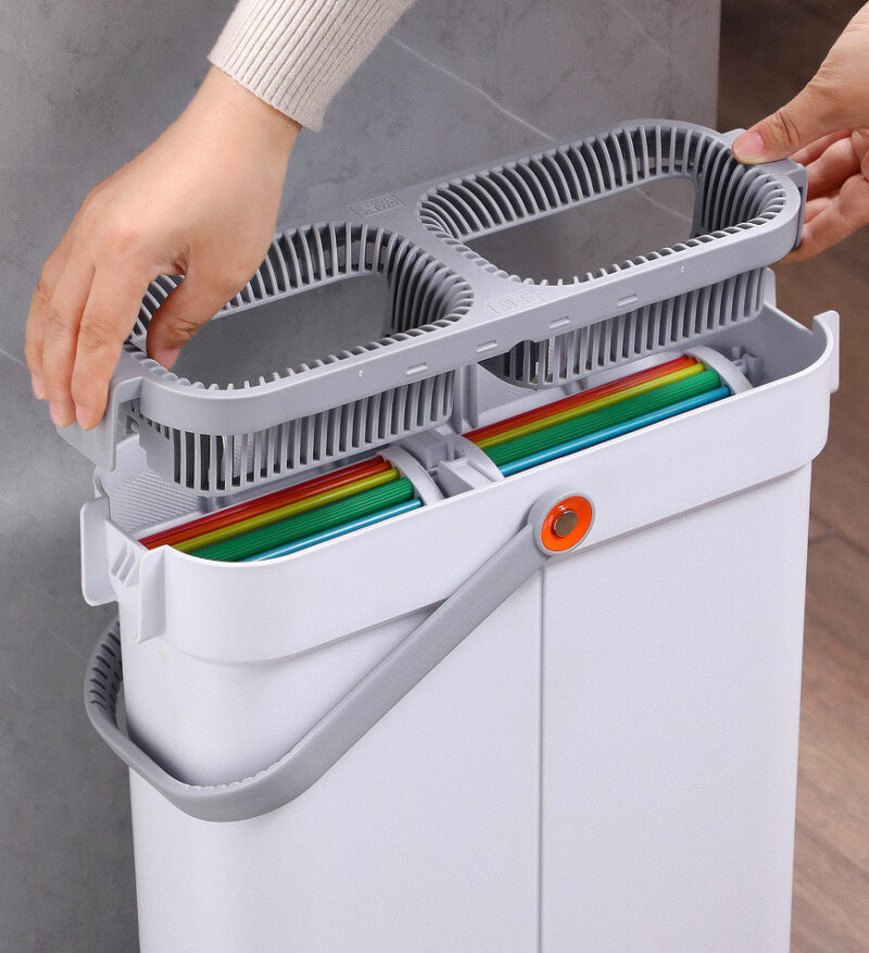 Joybos®Flat Floor Mop and Bucket Set with Aluminum Handle - Image 11