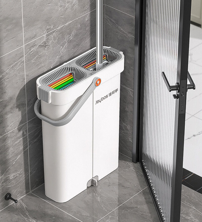 Joybos®Flat Floor Mop and Bucket Set with Aluminum Handle - Image 9