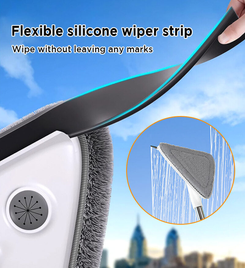 Joybos® Long Handled Wall Cleaner with Microfiber and Chenille Pad Z138 - Image 5