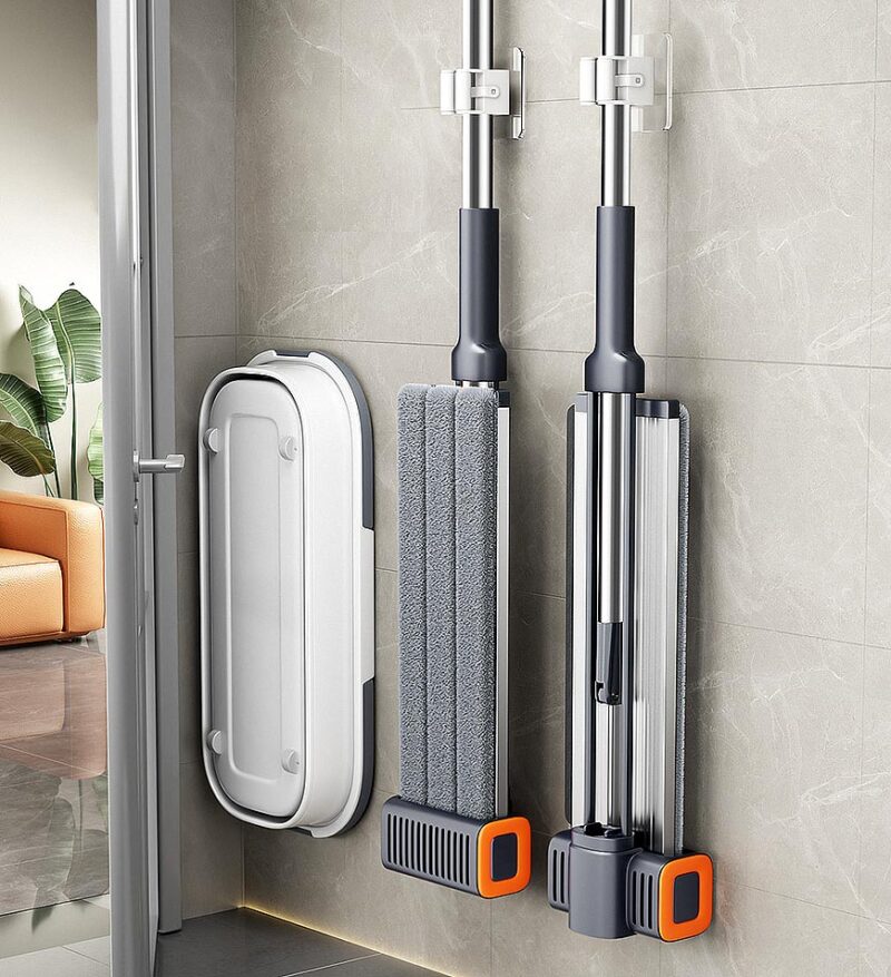 Joybos® Rotating Large Flat Mop Set With Dewatering Scraper Z147 - Image 7