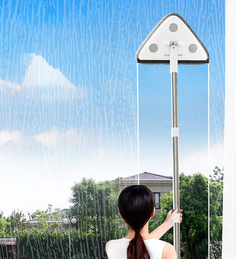 Joybos® Long Handled Wall Cleaner with Microfiber and Chenille Pad Z138 - Image 7