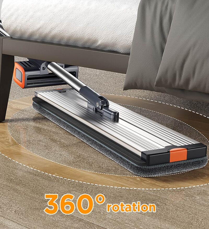 Joybos® Rotating Large Flat Mop Set With Dewatering Scraper Z147 - Image 8