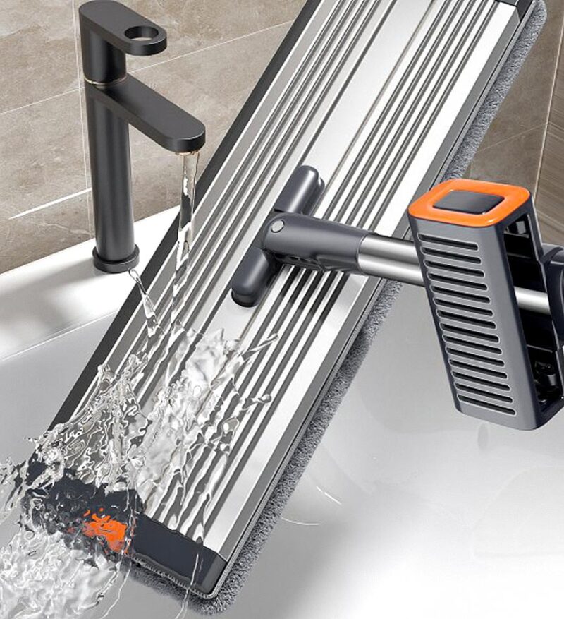 Joybos® Rotating Large Flat Mop Set With Dewatering Scraper Z147 - Image 9