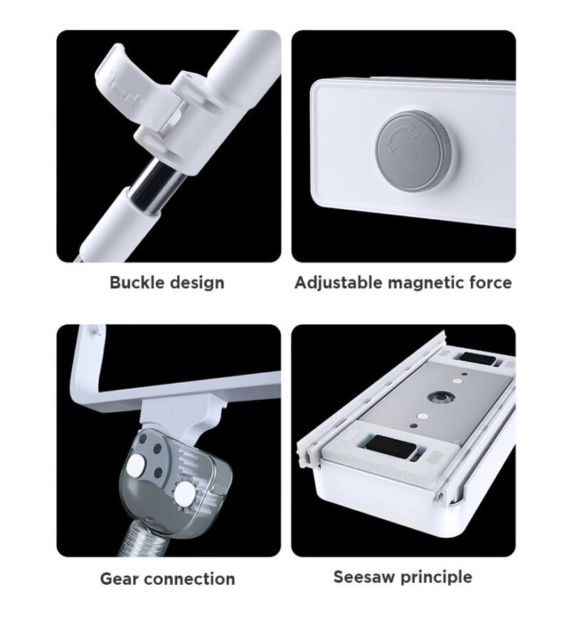 Joybos® Rectangle Double-Sided Magnetic Telescopic Rod Window Cleaner - Image 11