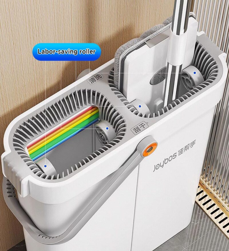 Joybos® 2 Pcs Large Flat Floor Mop and Bucket Set With Upgrade Wringer Set Z41 - Image 9
